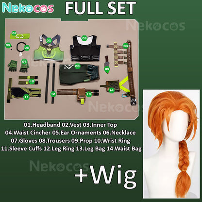 【Nekocos】Game Valorant Cosplay Skye Cosplay Costume | In Stock