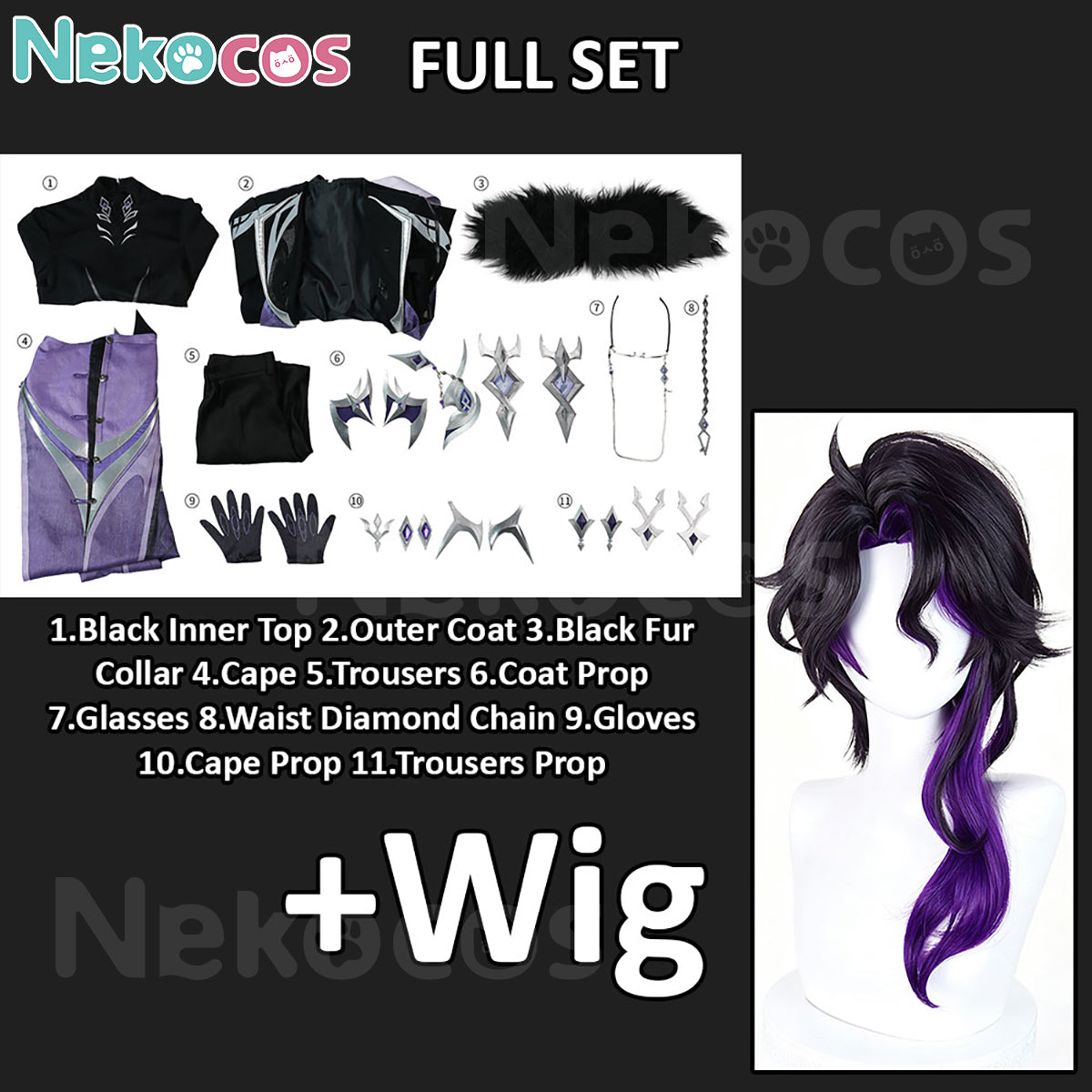Genshin Impact Pantalone Cosplay Costume | Custom TailoredCostume,Game,Genshin Impact