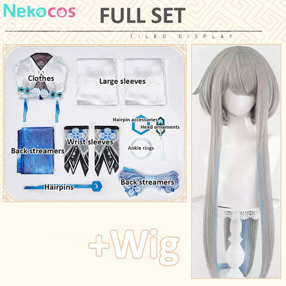 【Nekocos】Game Genshin Impact Cosplay Guizhong The God of Dust Cosplay Costume | In Stock
