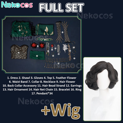 【Nekocos】Game Identity V Cosplay Geisha Resilience of Bamboo Cosplay Costume | In Stock