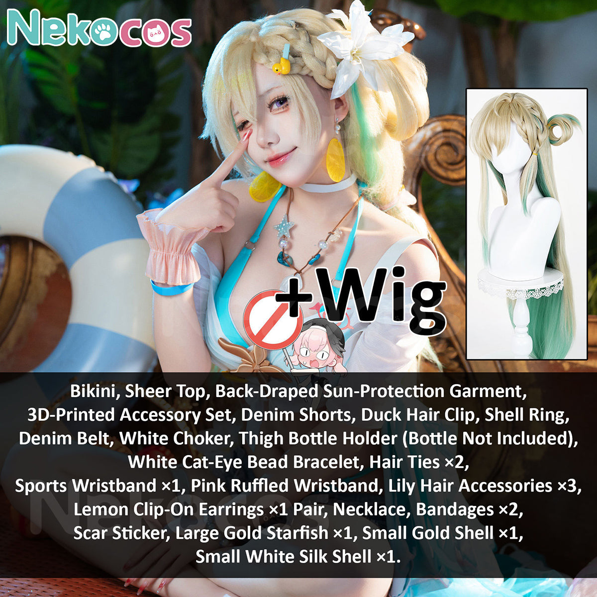 Lynae Peppermint Cosplay Costume | Custom Tailored by NekocosCostume,Game,Wuthering Waves