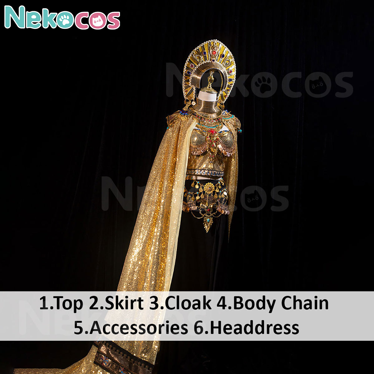 Cleopatra Halloween Cosplay Costume | In Stock & Ready to ShipCostume,Halloween Costume