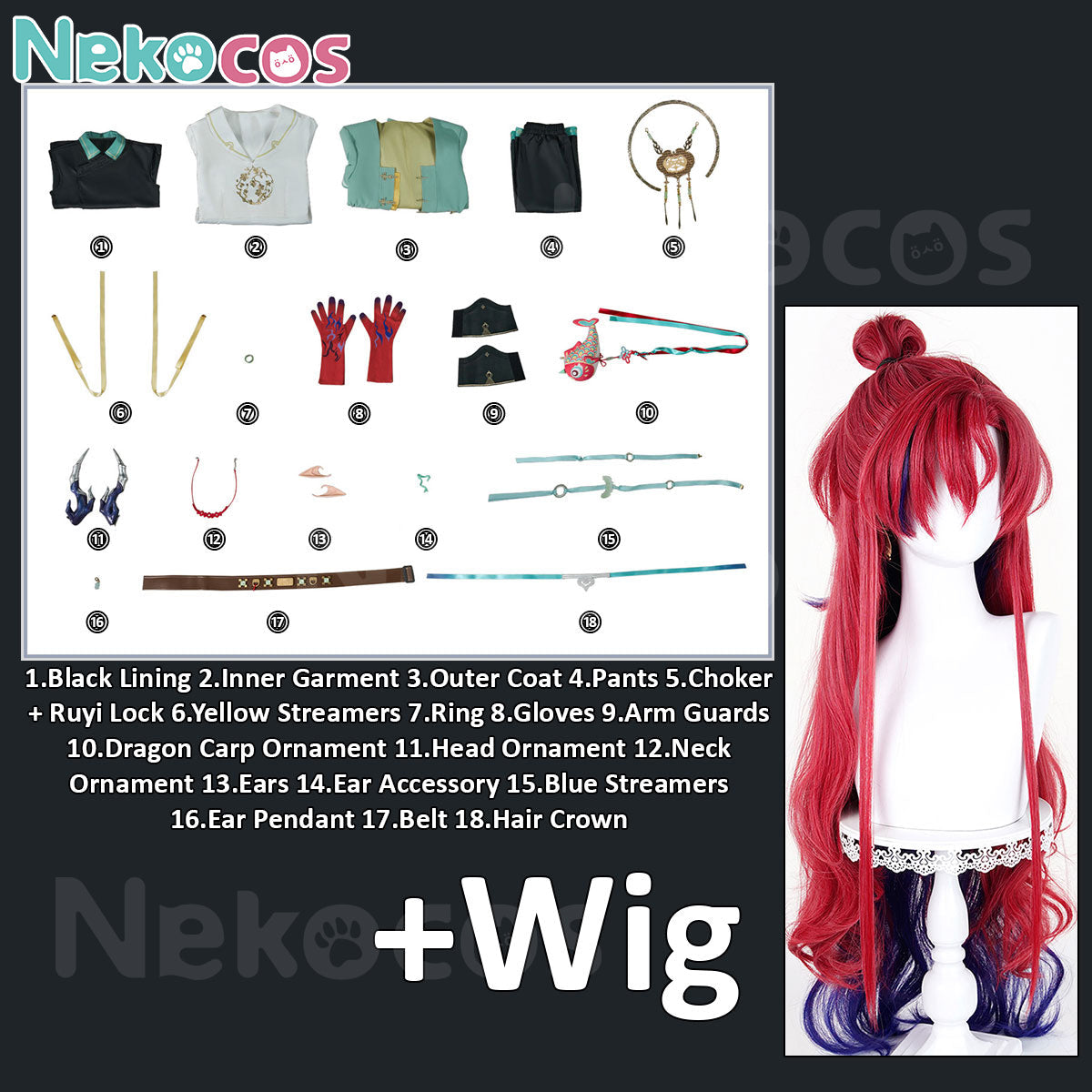 Arknights YU Clear Morning View Cosplay Costume - Custom TailoredArknights,Costume,Game
