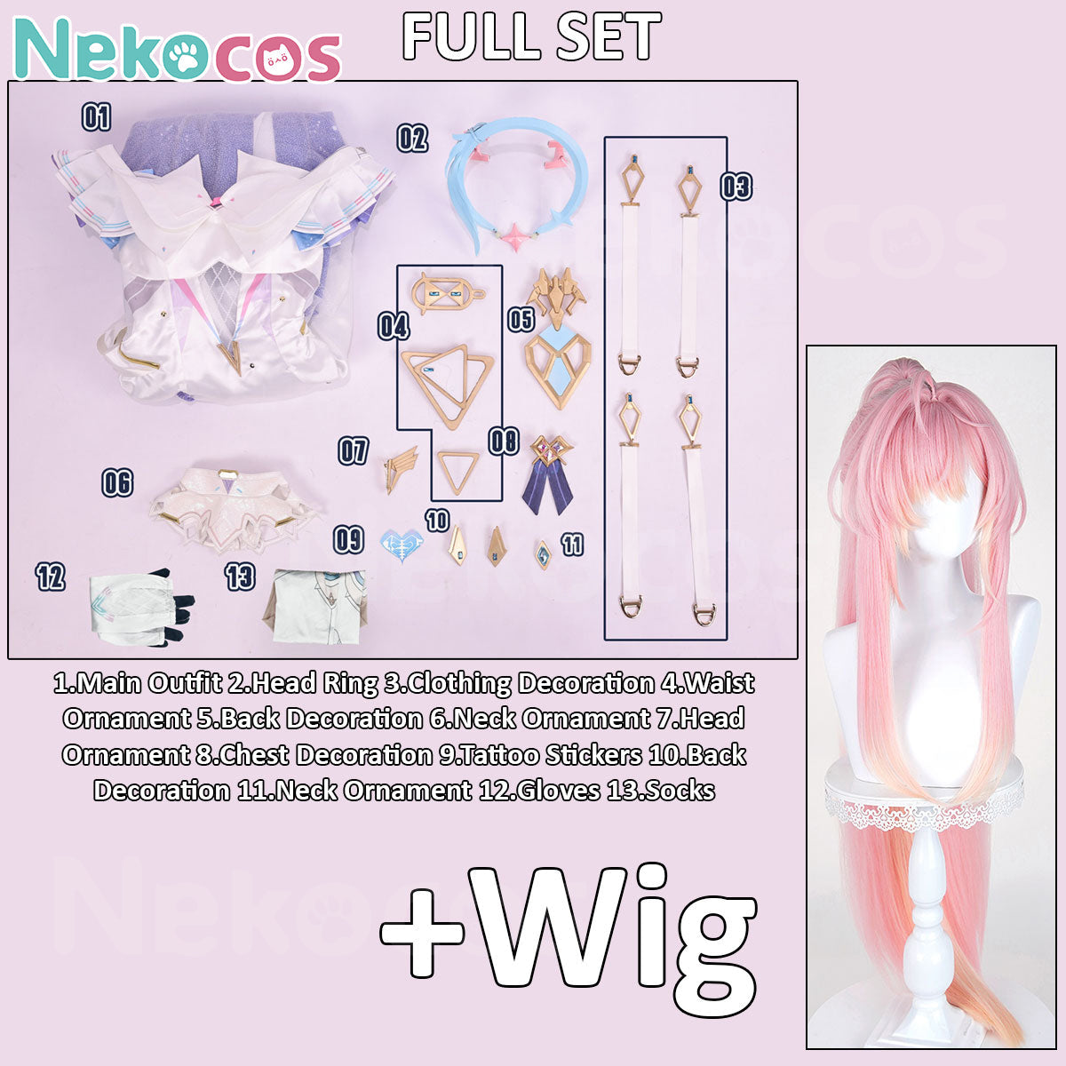 Custom-Tailored Wuthering Waves Cosplay Costume | NekocosCostume,Game,Wuthering Waves