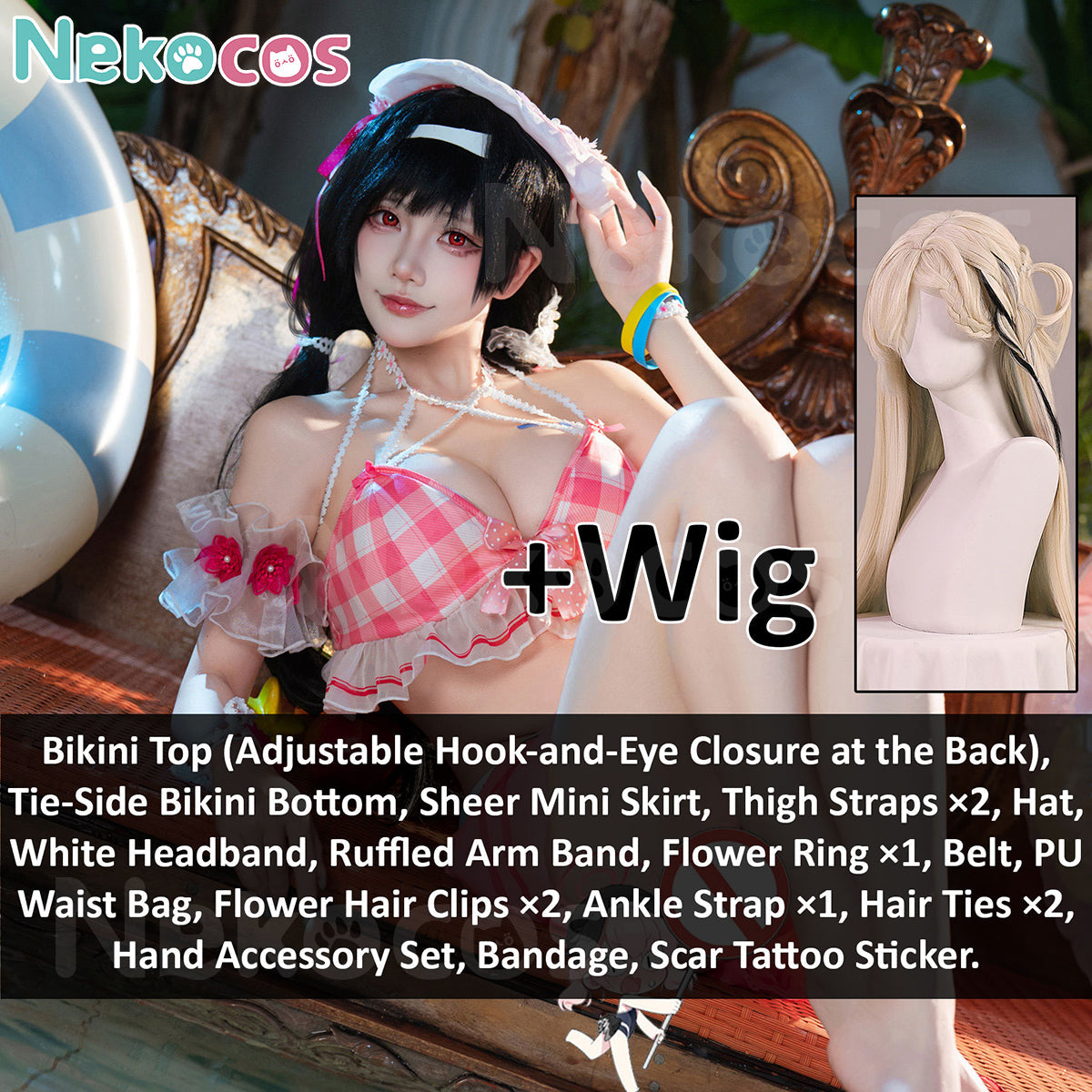 Chisa Peach Parfait Cosplay Costume | Custom-Tailored by NekocosCostume,Game,Wuthering Waves