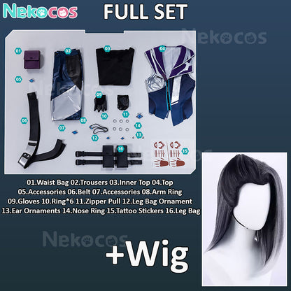 【Nekocos】Game Valorant Cosplay Fade Cosplay Costume | In Stock