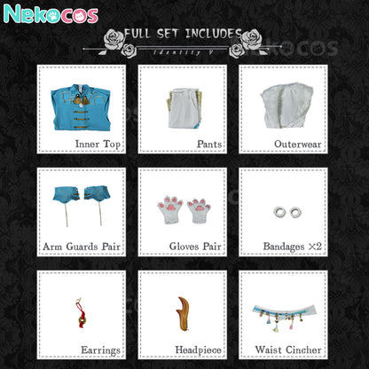 【Nekocos】Game Identity Ⅴ Cosplay Mercenary TIANLU Cosplay Costume Premium Edition | Custom-Tailor