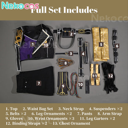 【Nekocos】Game Cosplay Sciel Cosplay Costume Premium Edition | Custom-Tailor