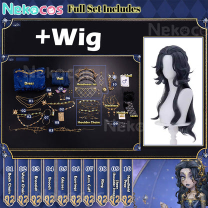 【Nekocos】Game Identity Ⅴ Cosplay Tracing Light&Everlasting Dream Cosplay Costume Premium Edition | In Stock