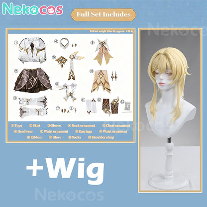 【Nekocos】Game Genshin Impact Cosplay Lumine As Heaven and Earth Are Made Anew Cosplay Costume | In Stock