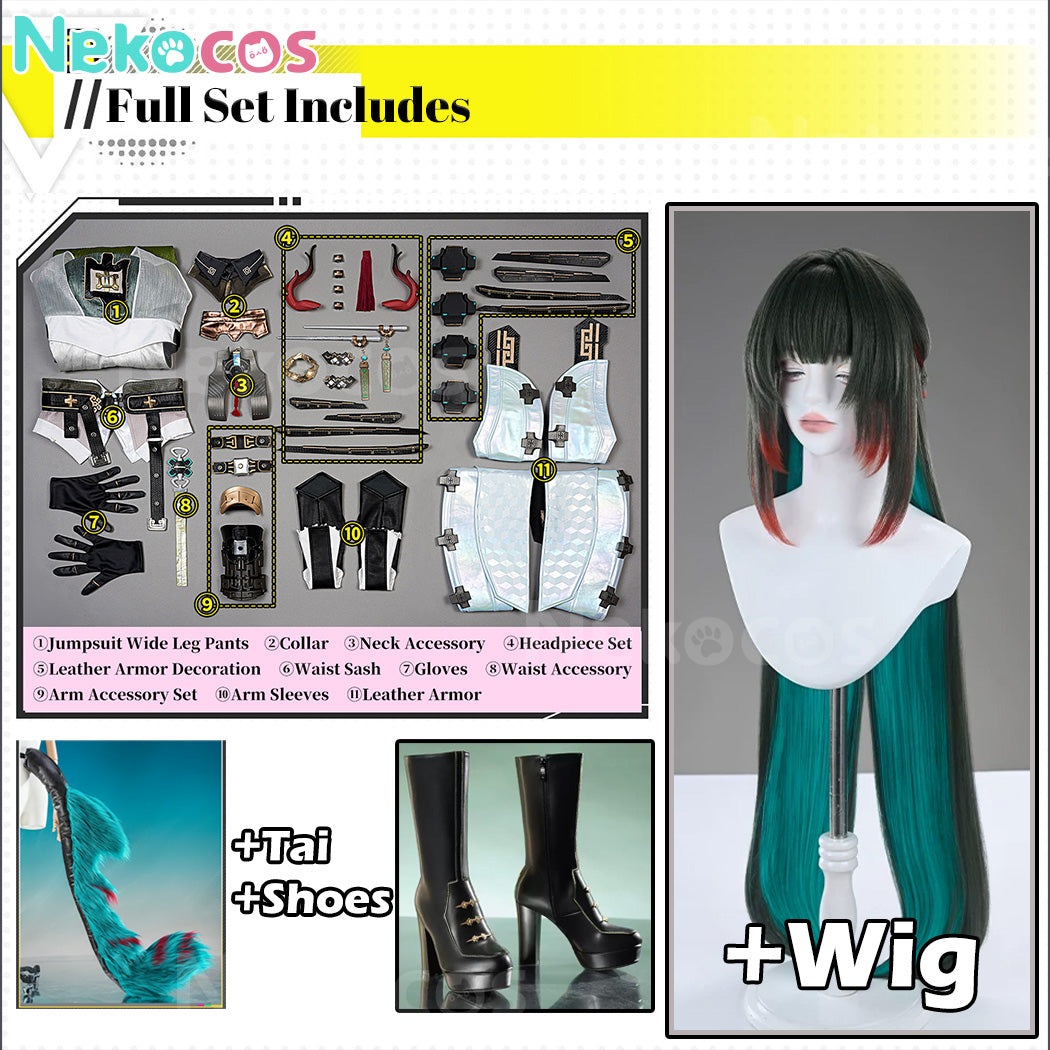 【Nekocos】Game Arknights: Endfield Cosplay Zhuang Fangyi Cosplay Costume Premium Edition | Custom-Tailor