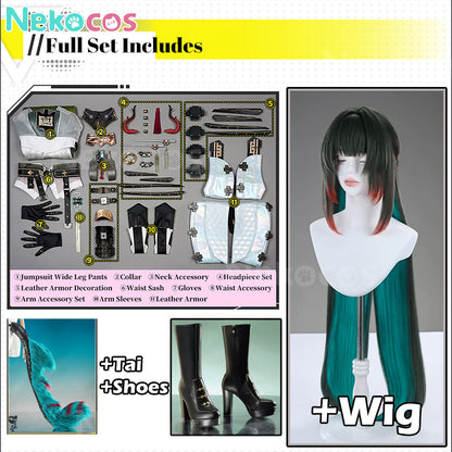 【Nekocos】Game Arknights: Endfield Cosplay Zhuang Fangyi Cosplay Costume Premium Edition | Custom-Tailor